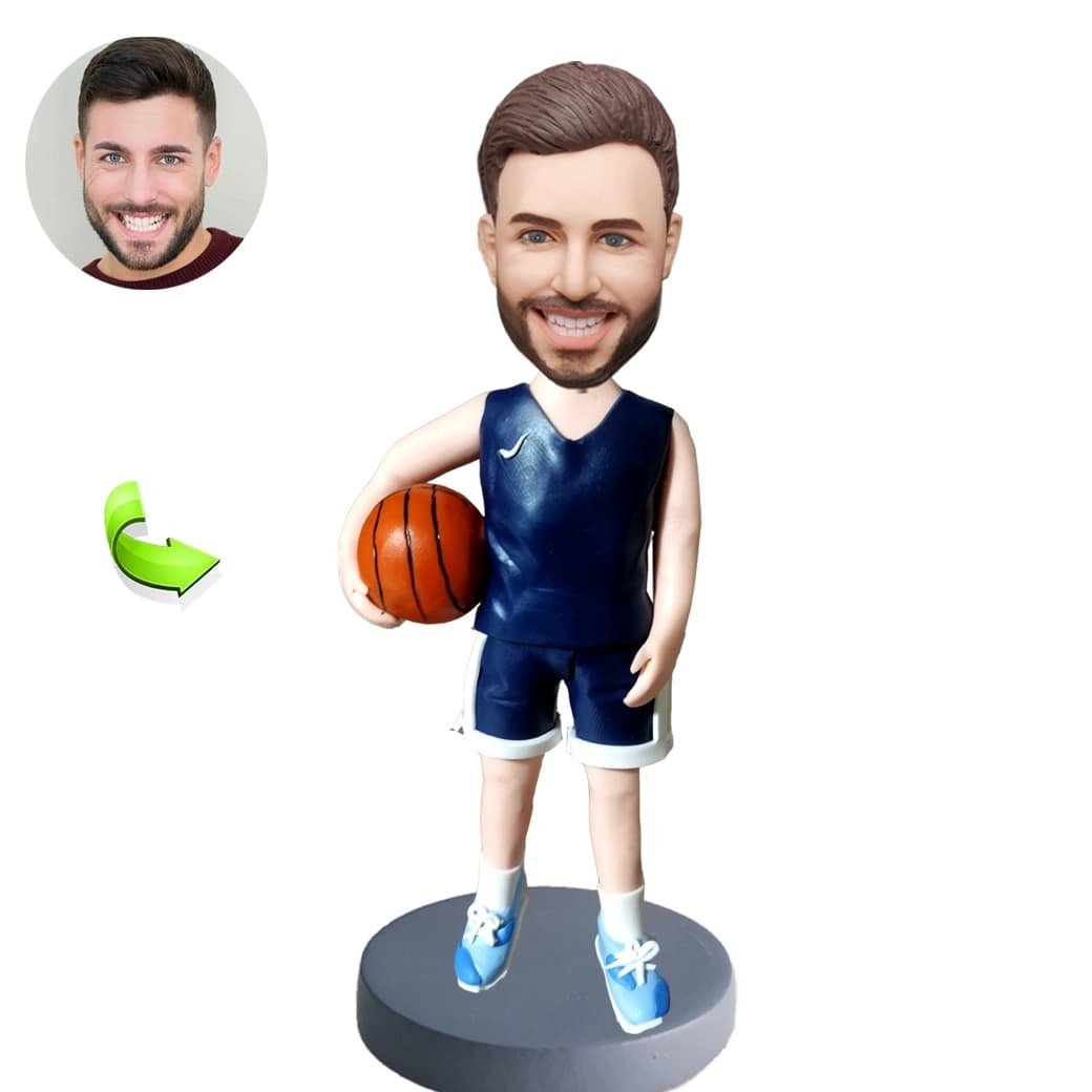 Custom sports bobblehead of sports 58 in action pose, ideal for athletes and sports fans’ gifts