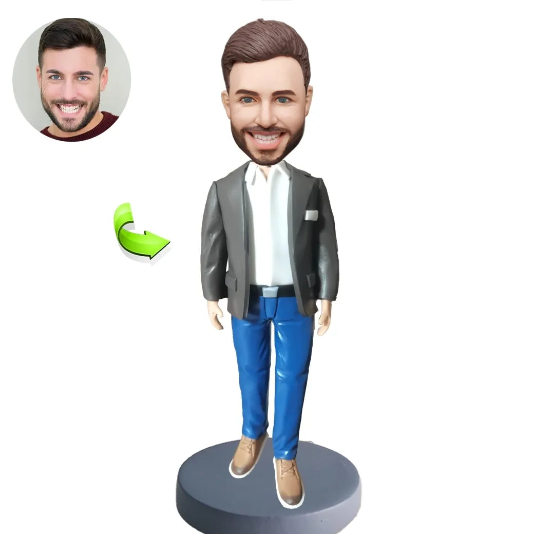 Business custom bobblehead of business 9, a professional yet light-hearted gift for colleagues