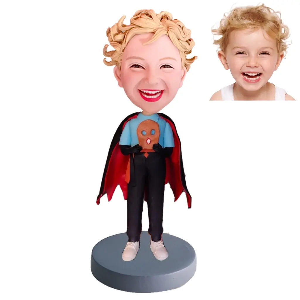 Kids custom bobblehead of kid 17, a fun and adorable personalized figurine for children