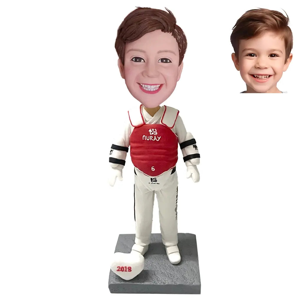 Kids custom bobblehead of kid 5, a fun and adorable personalized figurine for children