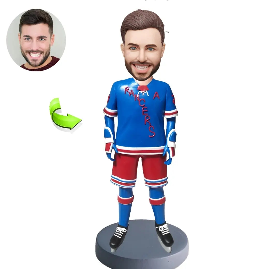 Custom sports bobblehead of sports 63 in action pose, ideal for athletes and sports fans’ gifts