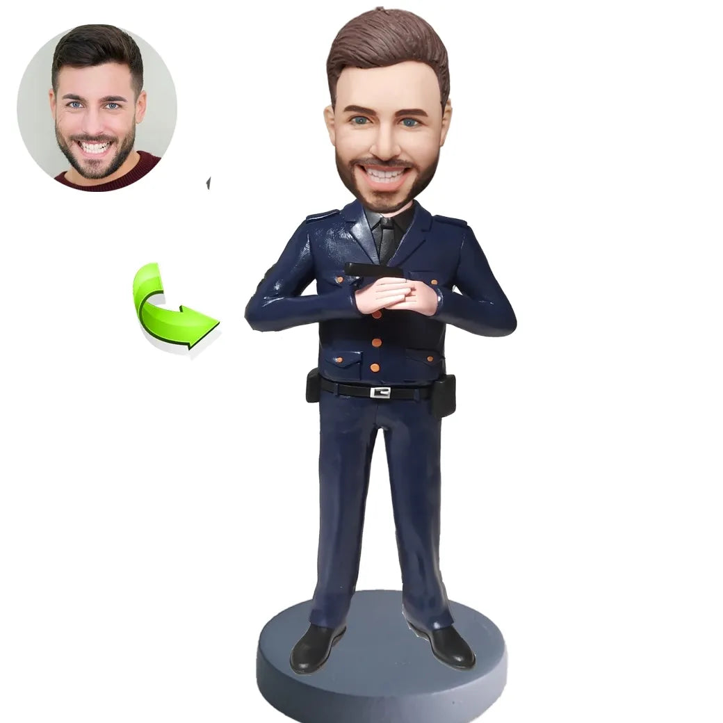 Police officer custom bobblehead of police 4 a meaningful gift honoring service and duty