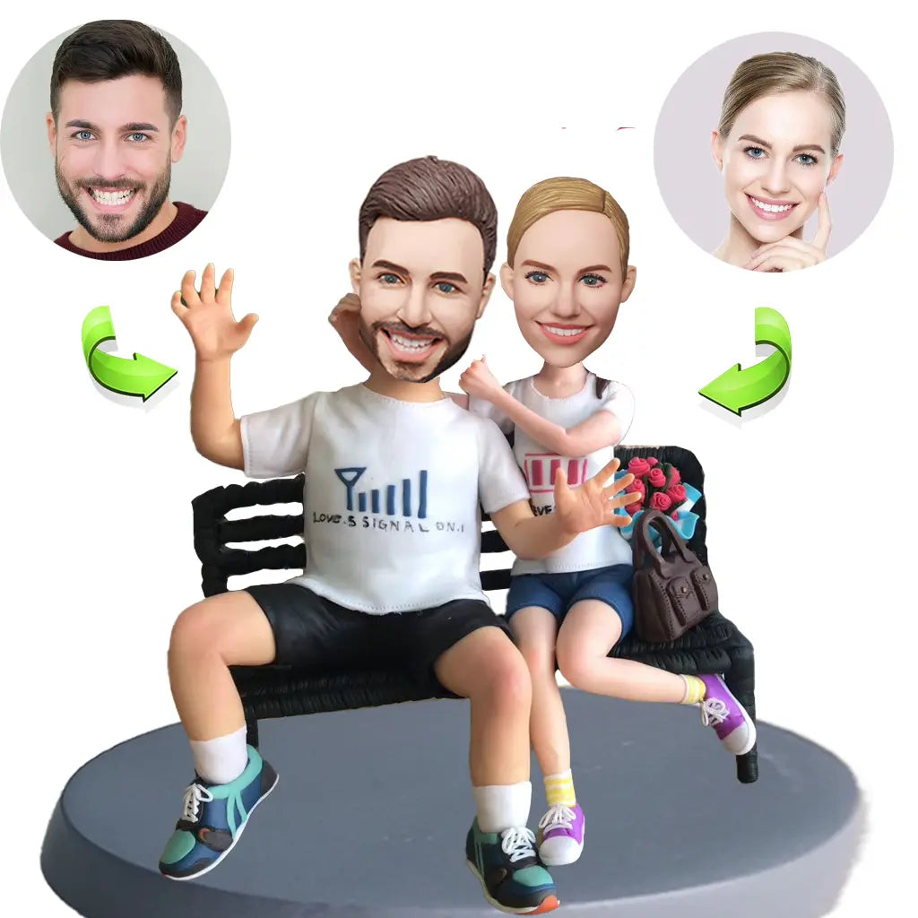 Couples custom bobblehead of couples 12, a charming keepsake for romantic occasions