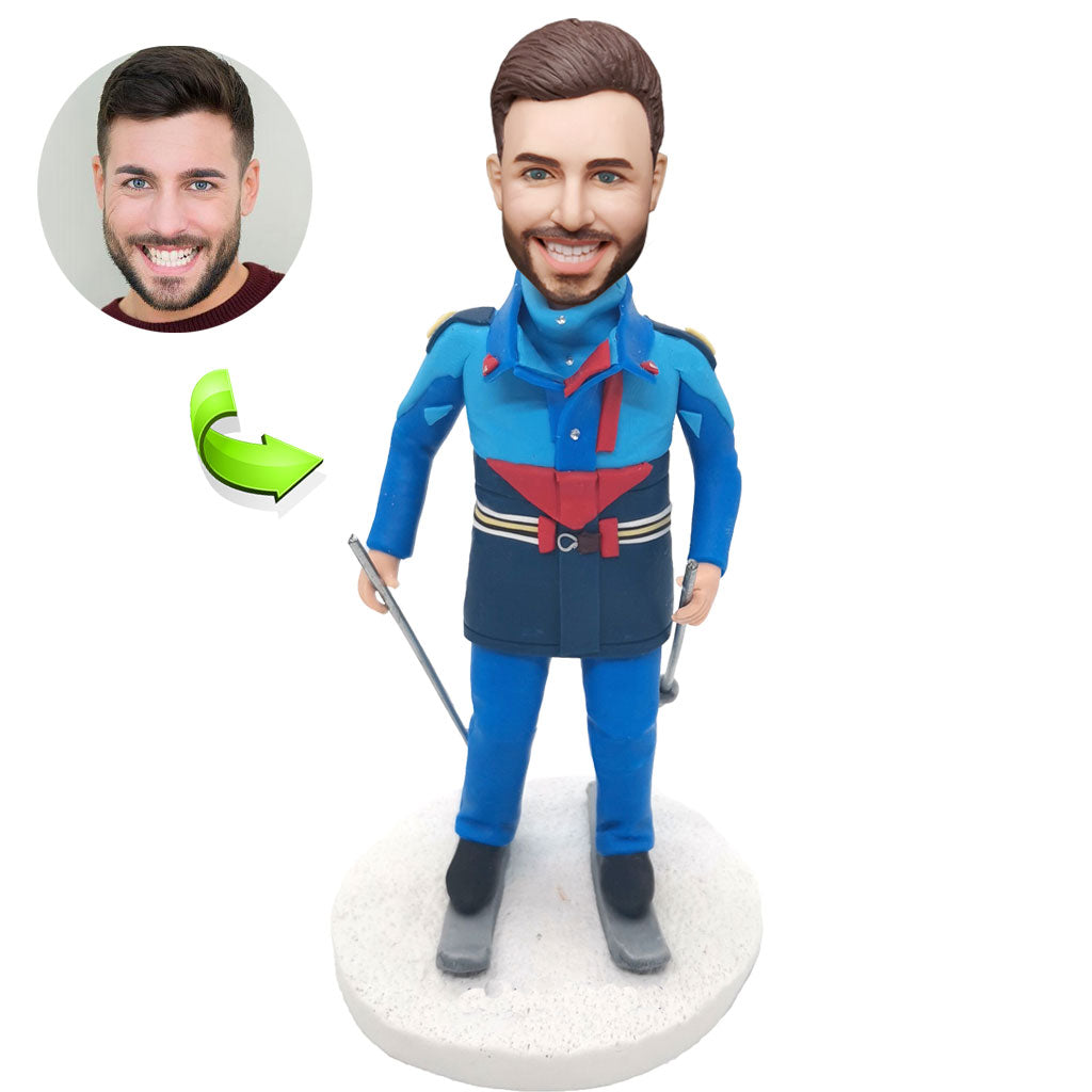 Custom bobblehead of leisure 95 representing their Leisure Activity, a unique personalized gift