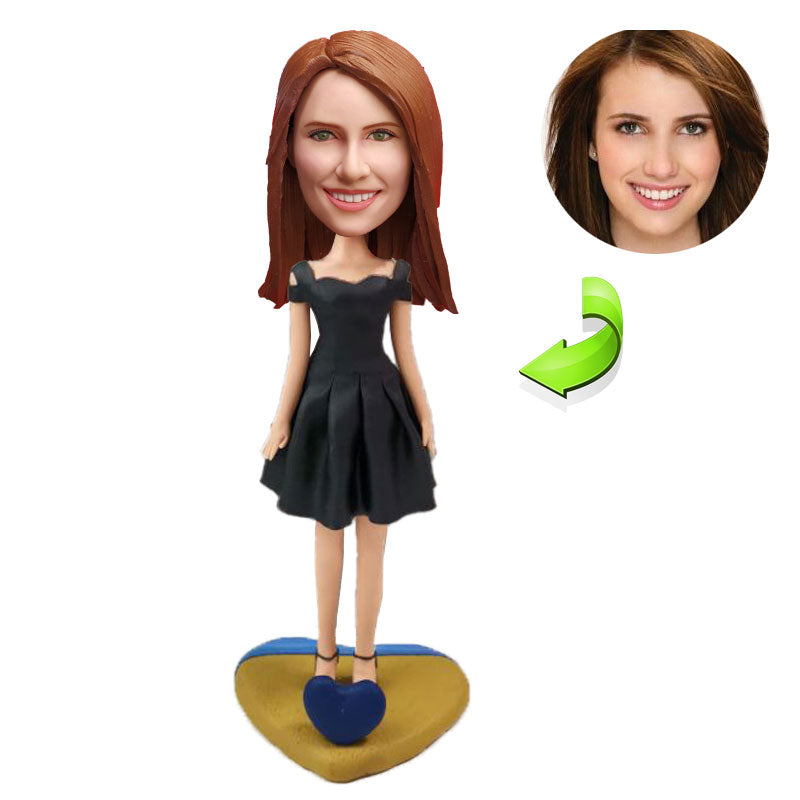 Cute Girl Bobblehead - Custom Personalized Gift Figurine