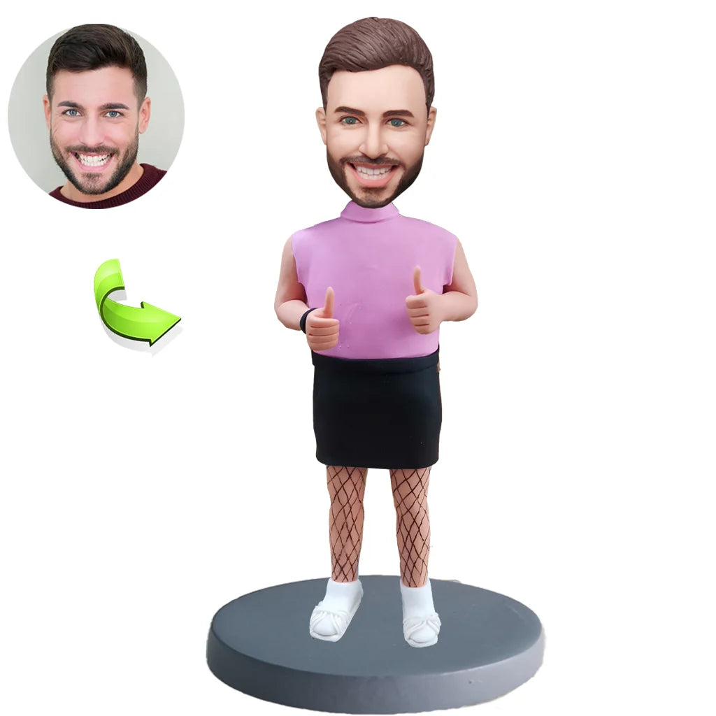 Funny custom bobblehead of funny 31, a playful and humorous personalized figurine