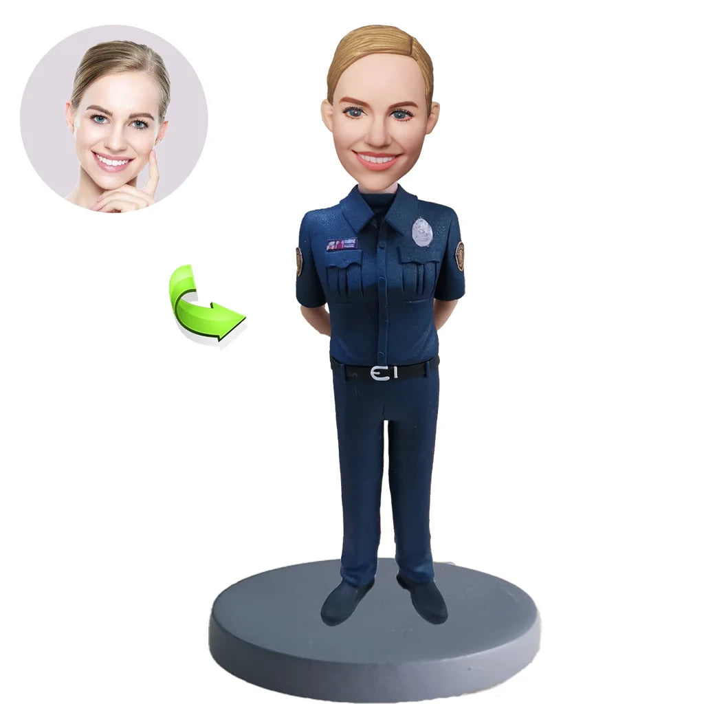 Police officer custom bobblehead of police 2 a meaningful gift honoring service and duty