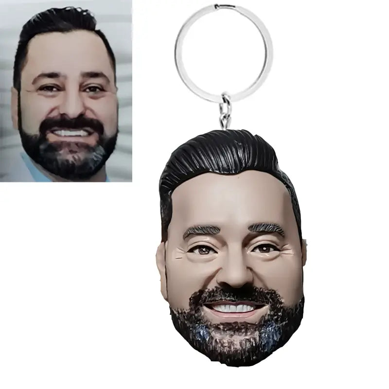 Custom bobblehead keychain of k4, a portable and fun personalized accessory