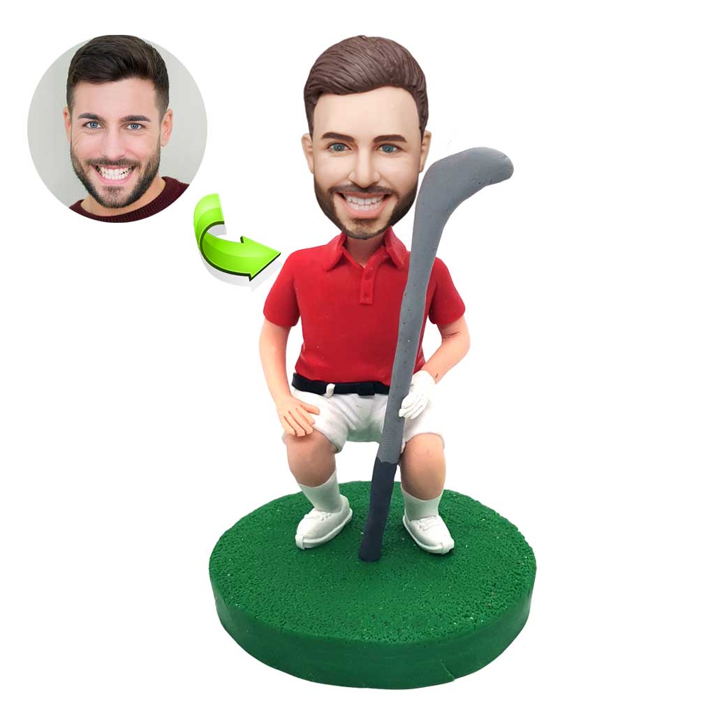 Custom sports bobblehead of sports 21 in action pose, ideal for athletes and sports fans’ gifts