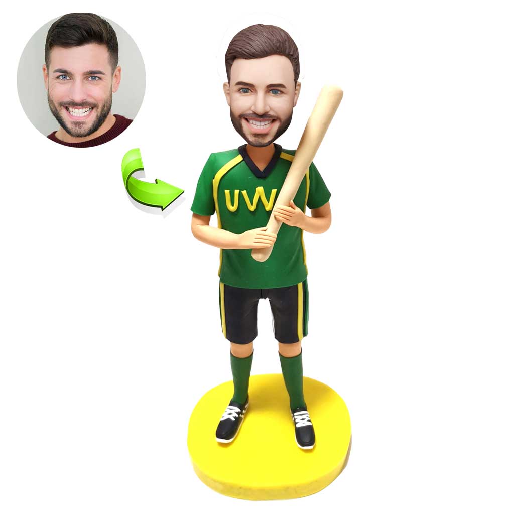 Custom sports bobblehead of sports 22 in action pose, ideal for athletes and sports fans’ gifts