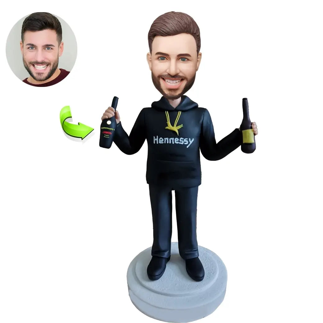 Funny custom bobblehead of funny 13, a playful and humorous personalized figurine