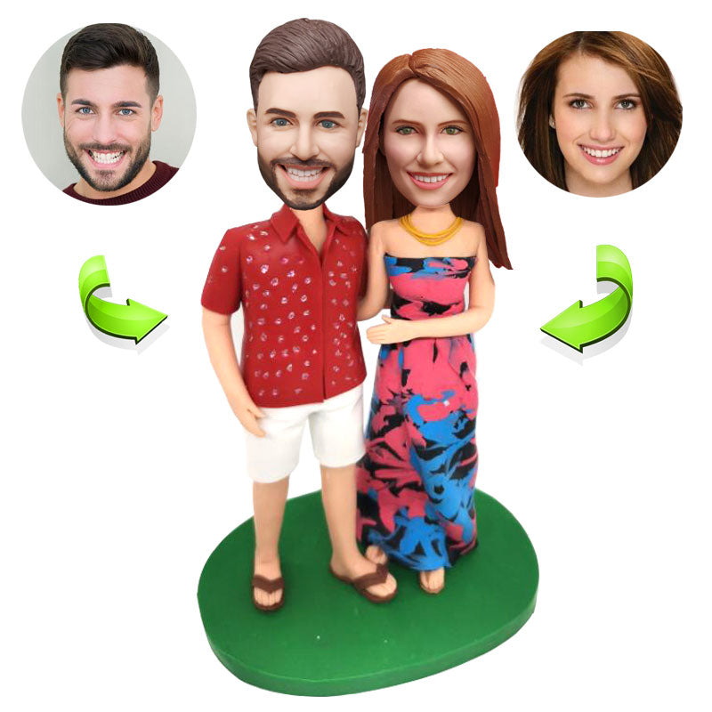 Couples custom bobblehead of couples 064 a charming keepsake for romantic occasions