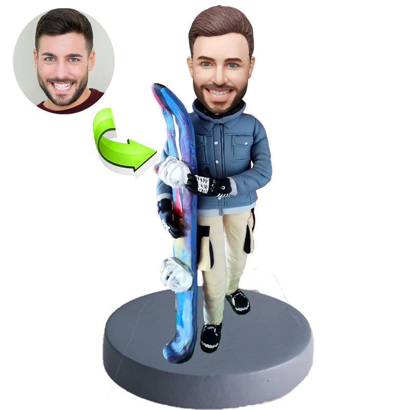 Custom sports bobblehead of sports 30 in action pose, ideal for athletes and sports fans’ gifts
