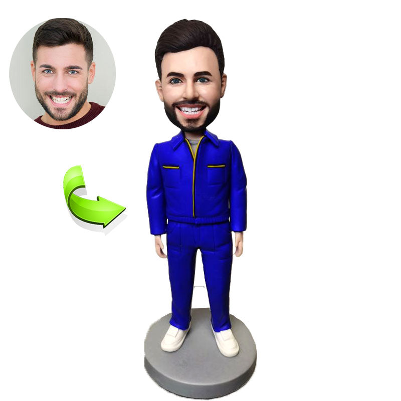 Casual Man Bobblehead - Custom Personalized Gift Figurine Doll
