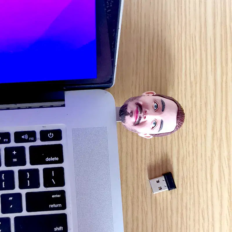 Wine Opener Formal Funny Face Bobblehead - Custom