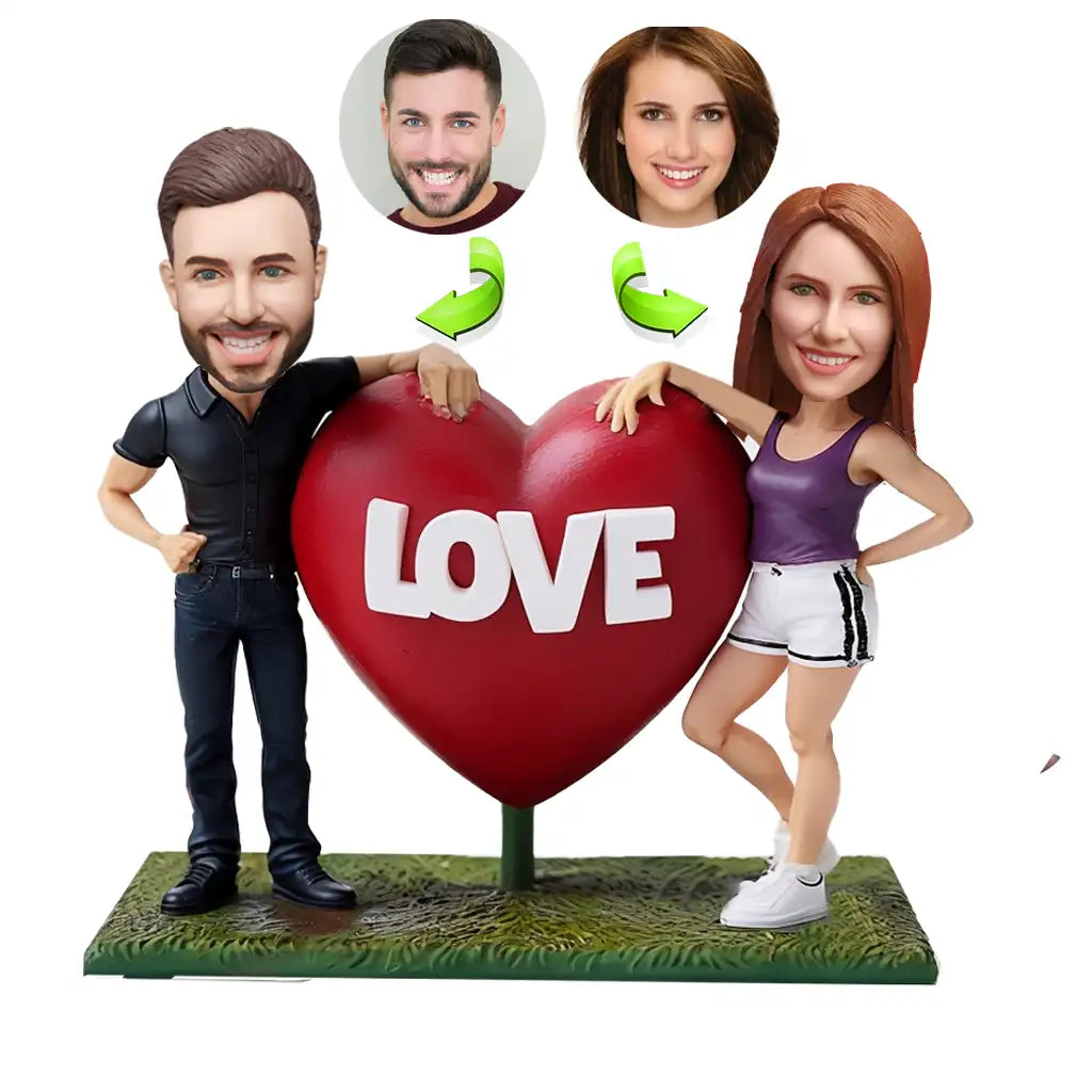 Couples custom bobblehead of couples 25, a charming keepsake for romantic occasions