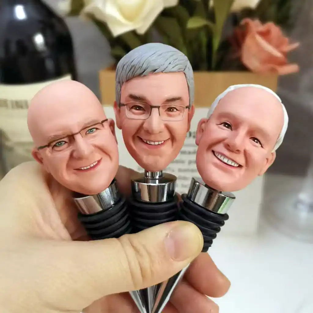 Custom bobblehead keychain of bottle opener 9, a portable and fun personalized accessory