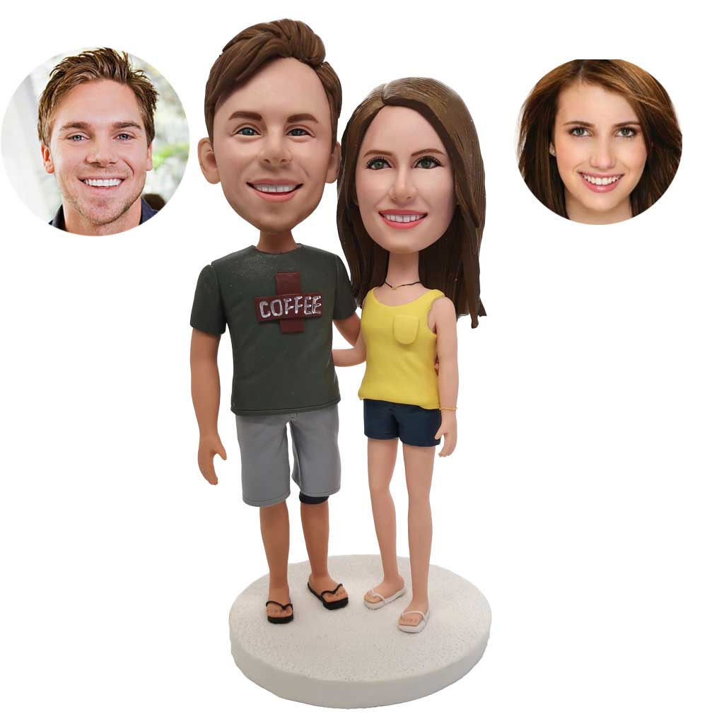 Custom bobblehead of leisure 65 representing their Leisure Activity, a unique personalized gift