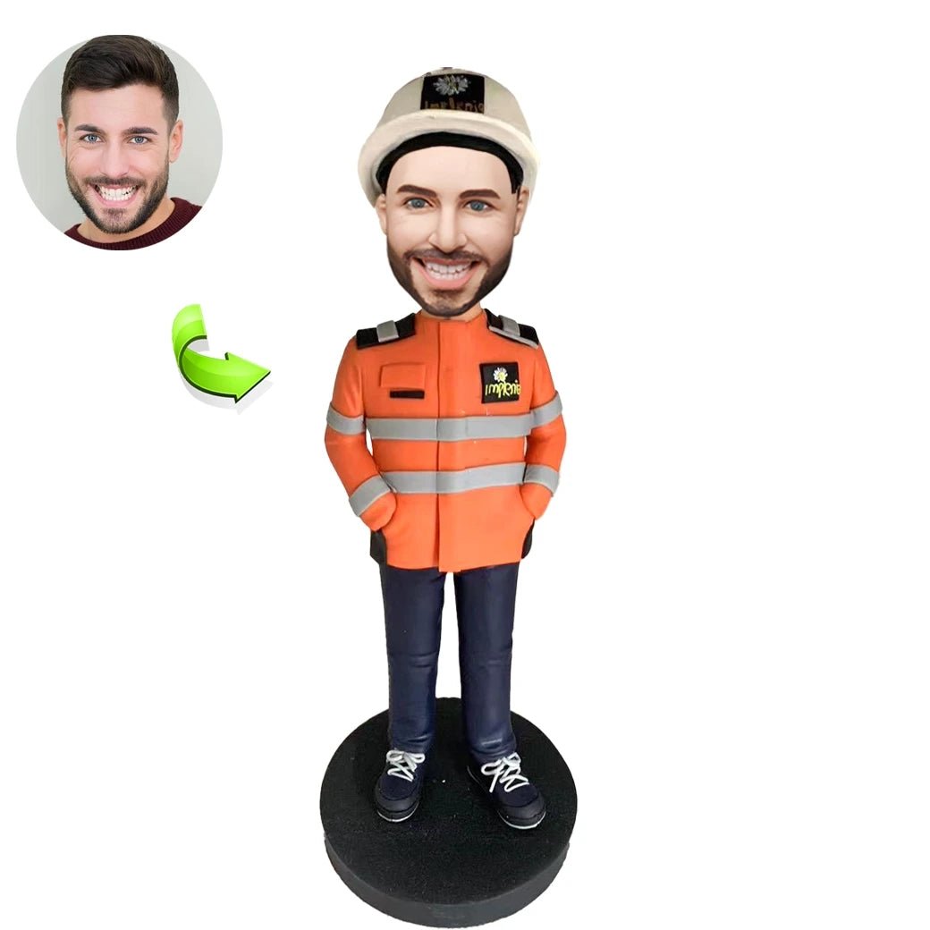 ustom male bobblehead — personalized handcrafted figurine by HappyBobbles