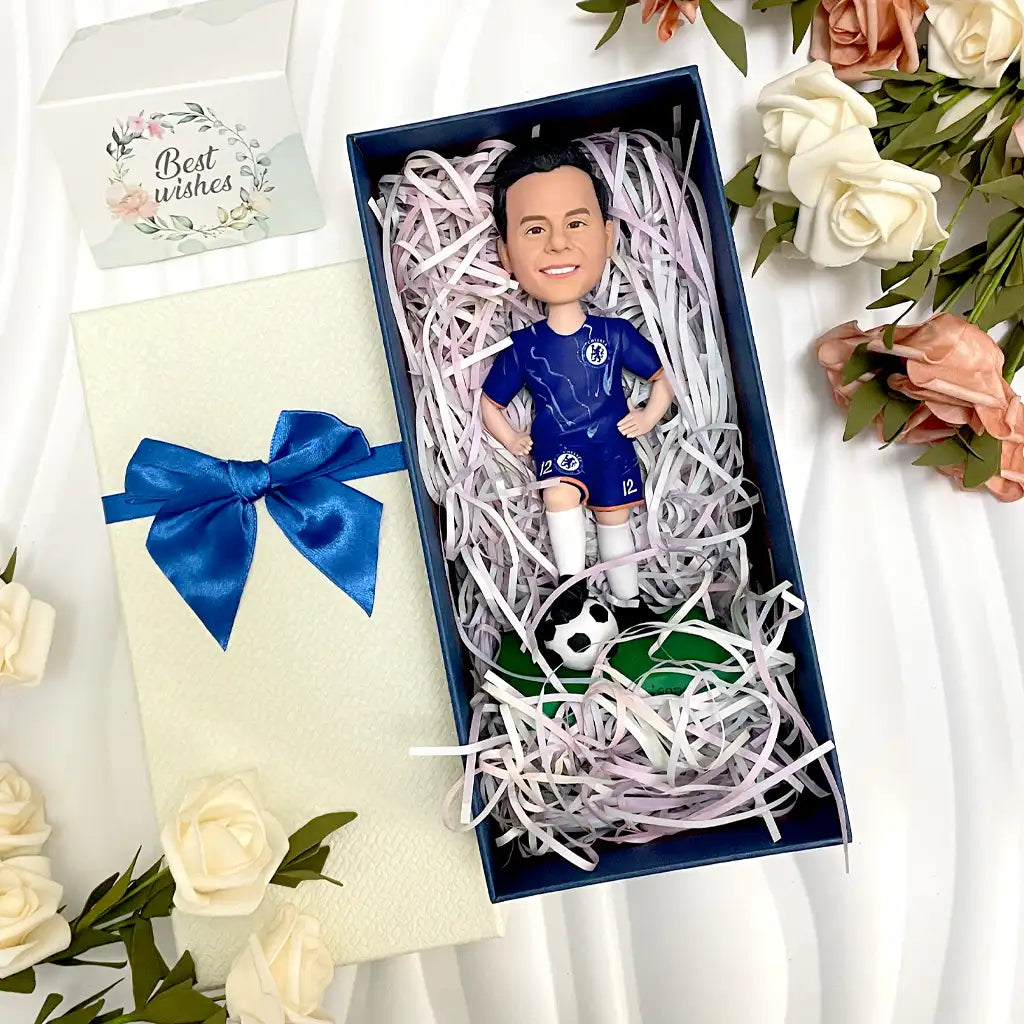 Custom bobblehead of leisure 10 representing their Leisure Activity, a unique personalized gift