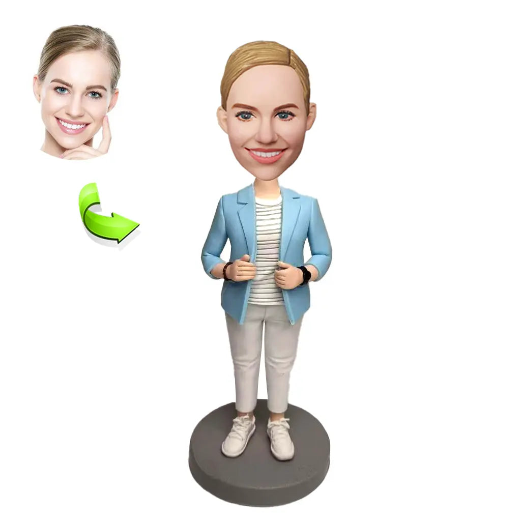 Business custom bobblehead of business 32, a professional yet light-hearted gift for colleagues
