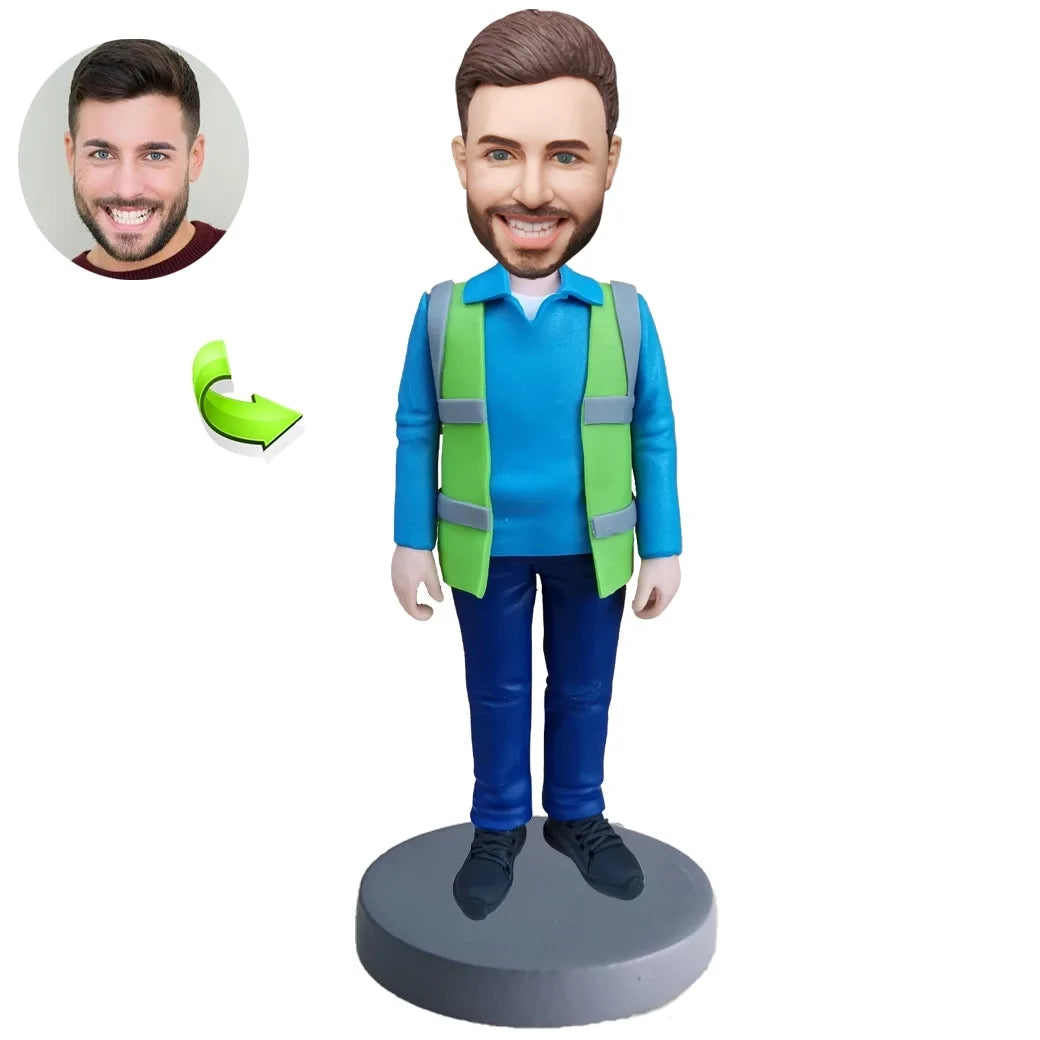 Business custom bobblehead of business 4, a professional yet light-hearted gift for colleagues