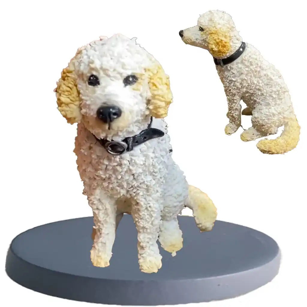Custom pet bobblehead of pet 27, a personalized and charming gift capturing your beloved pet