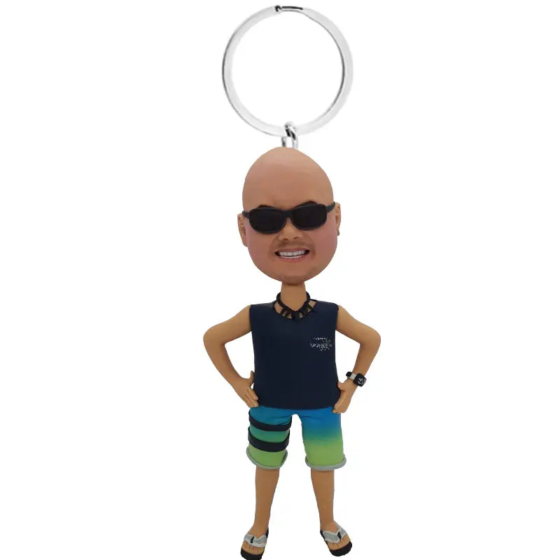 Custom bobblehead keychain of k14, a portable and fun personalized accessory