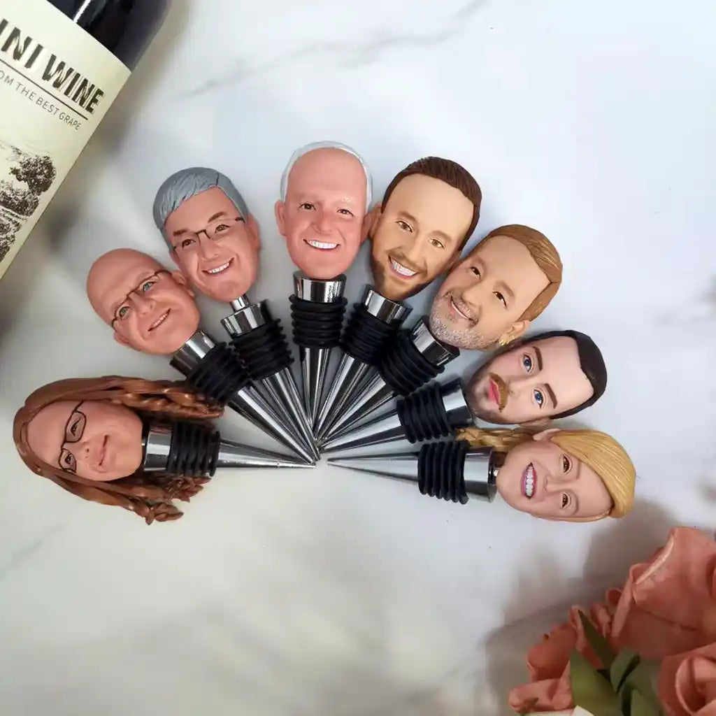 Custom bobblehead keychain of bottle opener 19, a portable and fun personalized accessory