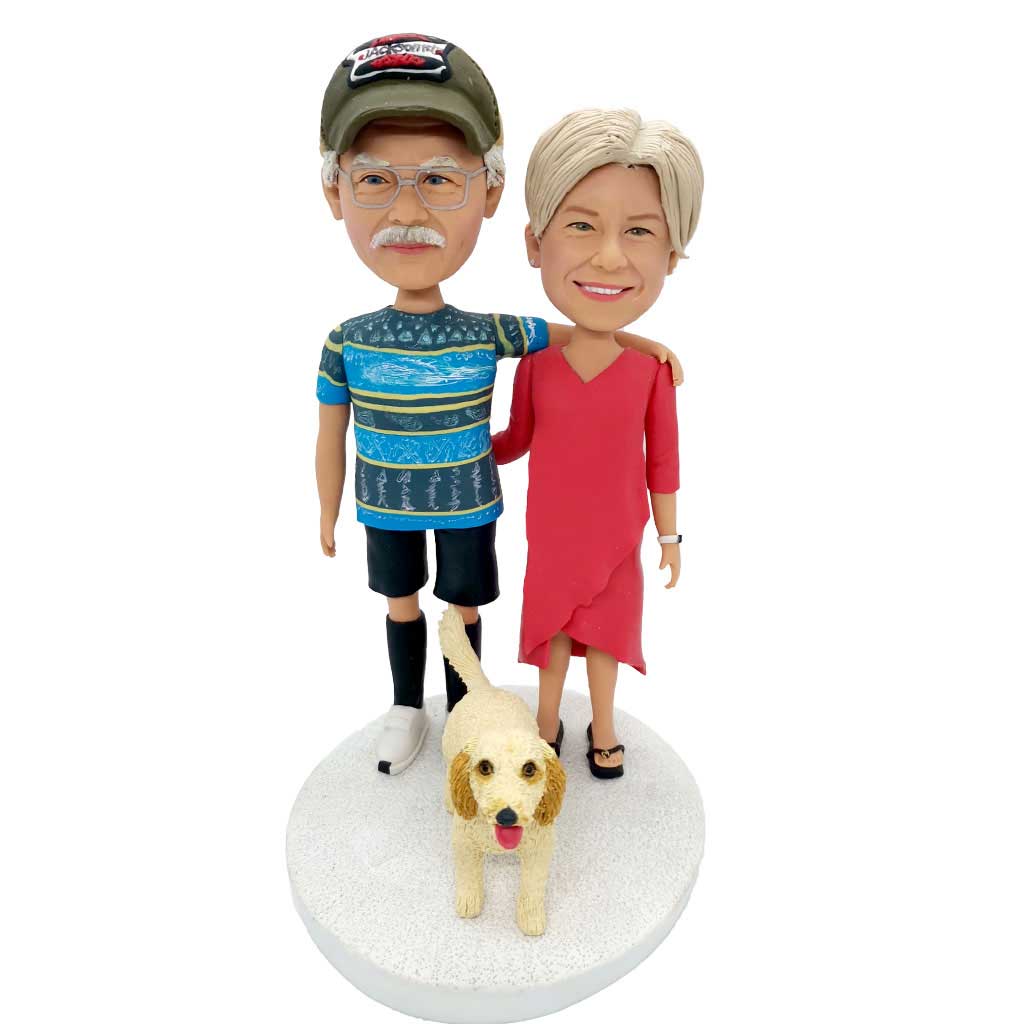 Custom bobblehead of leisure 62 representing their Leisure Activity, a unique personalized gift