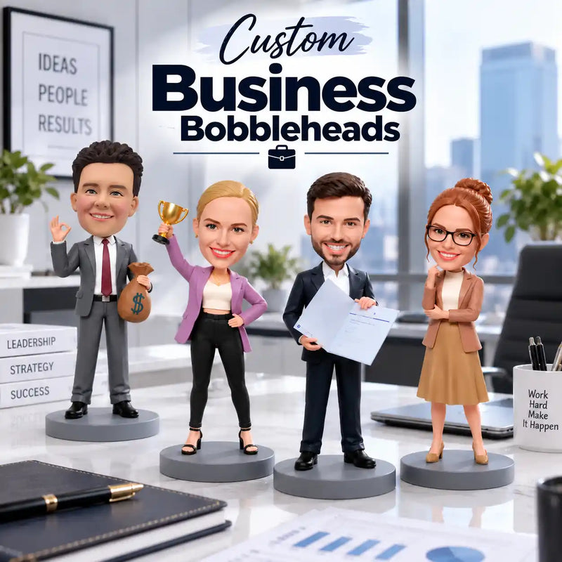 Custom business bobbleheads for bosses executives and professionals