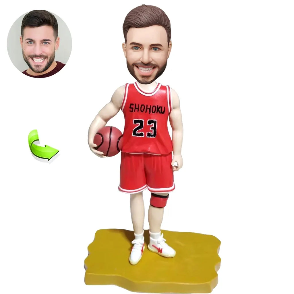 Custom sports bobblehead of sports 56 in action pose, ideal for athletes and sports fans’ gifts