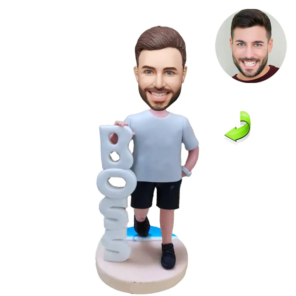 Business custom bobblehead of business 30, a professional yet light-hearted gift for colleagues