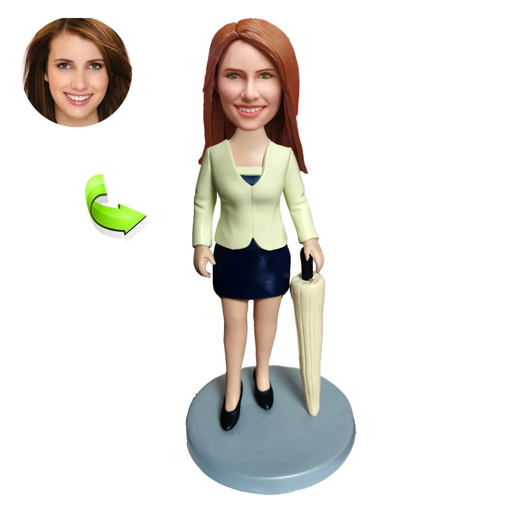 Business custom bobblehead of business 8, a professional yet light-hearted gift for colleagues