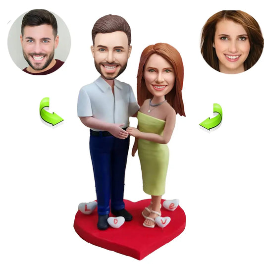 Couples custom bobblehead of couples 15, a charming keepsake for romantic occasions