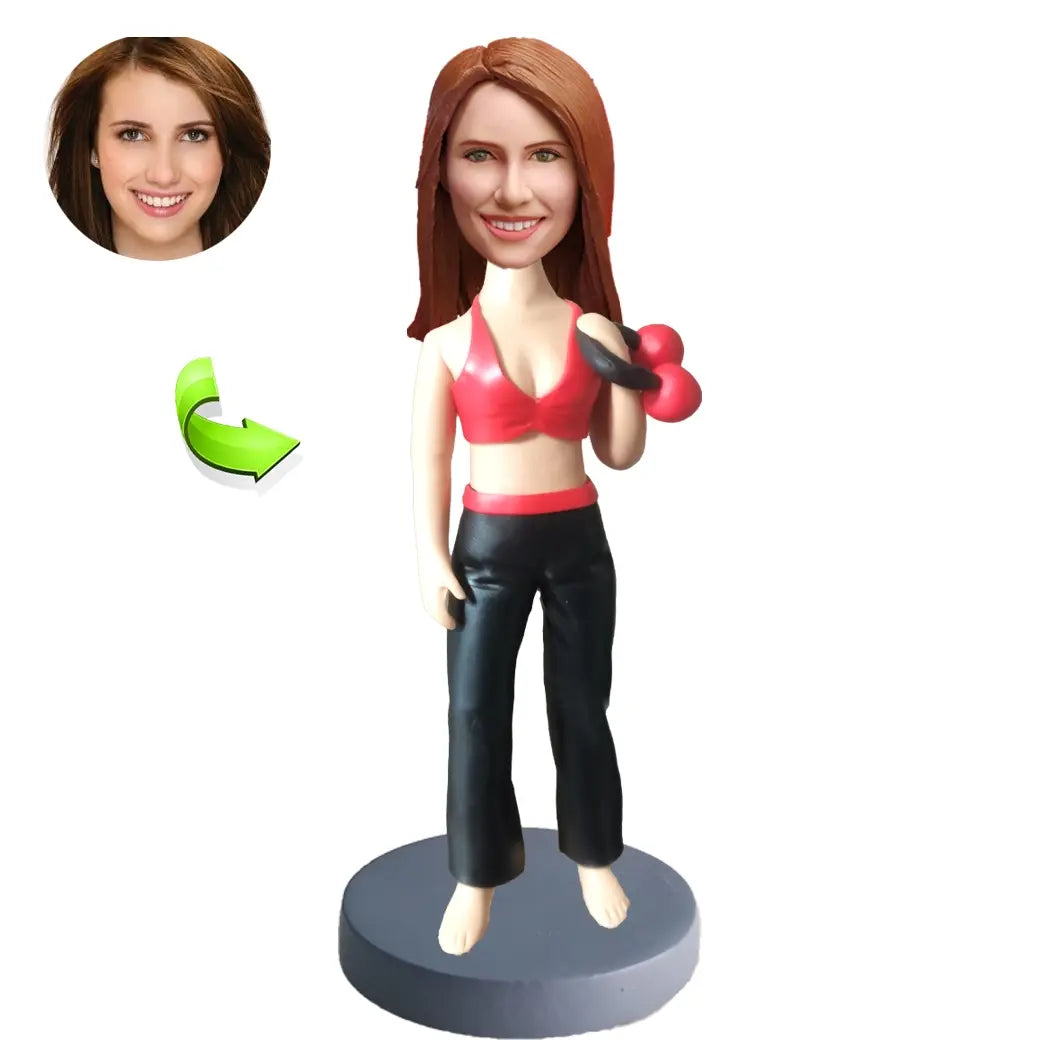 Custom Fitness Women Bobbleheads