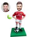 Custom sports bobblehead of sports 84 in action pose, ideal for athletes and sports fans’ gifts