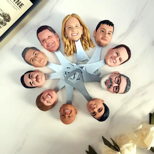 Custom bobblehead keychain of bottle opener 22, a portable and fun personalized accessory