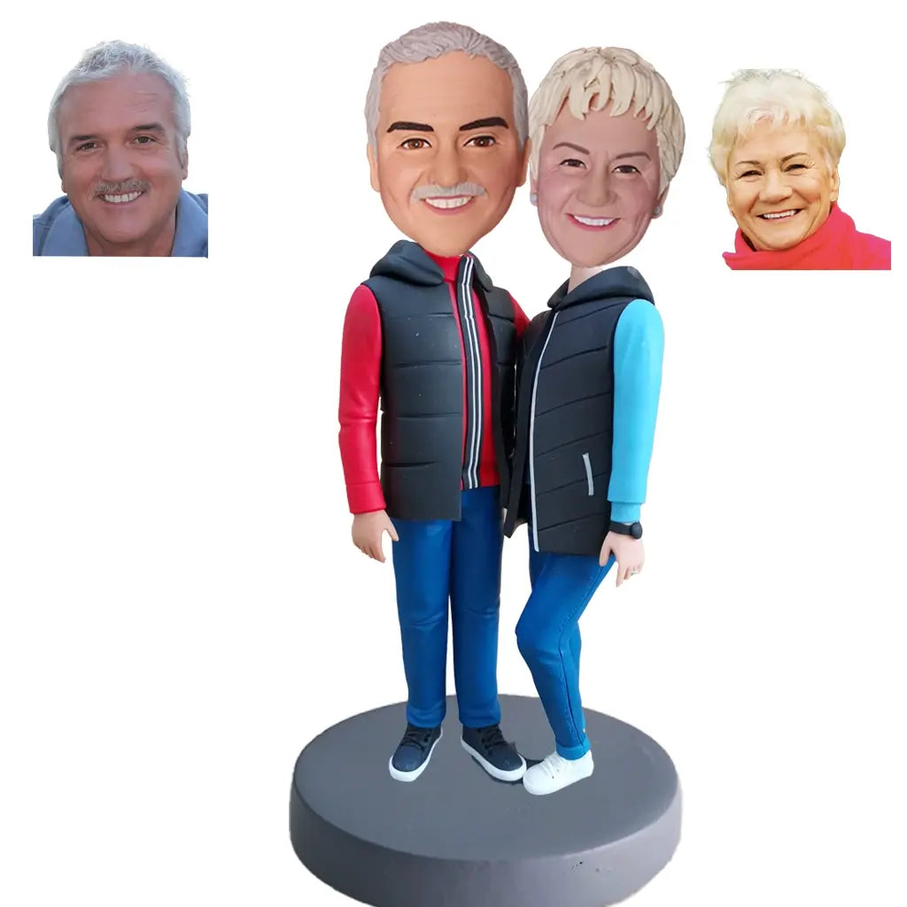 Personalized Happy Couple Bobblehead