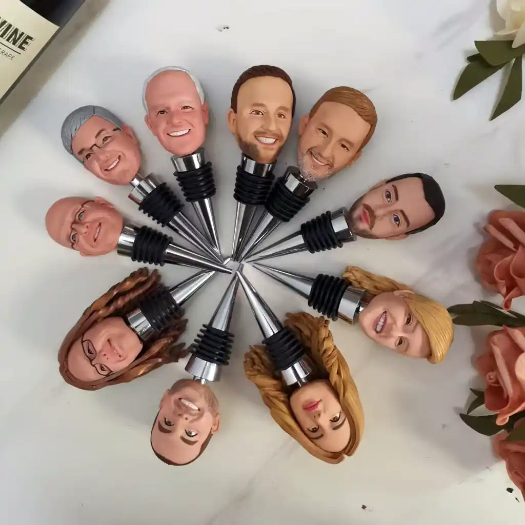 Custom bobblehead keychain of bottle opener 23, a portable and fun personalized accessory
