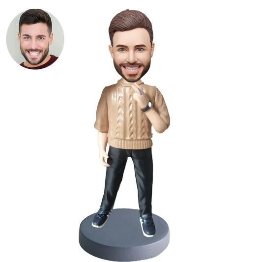 Business custom bobblehead of business 11, a professional yet light-hearted gift for colleagues