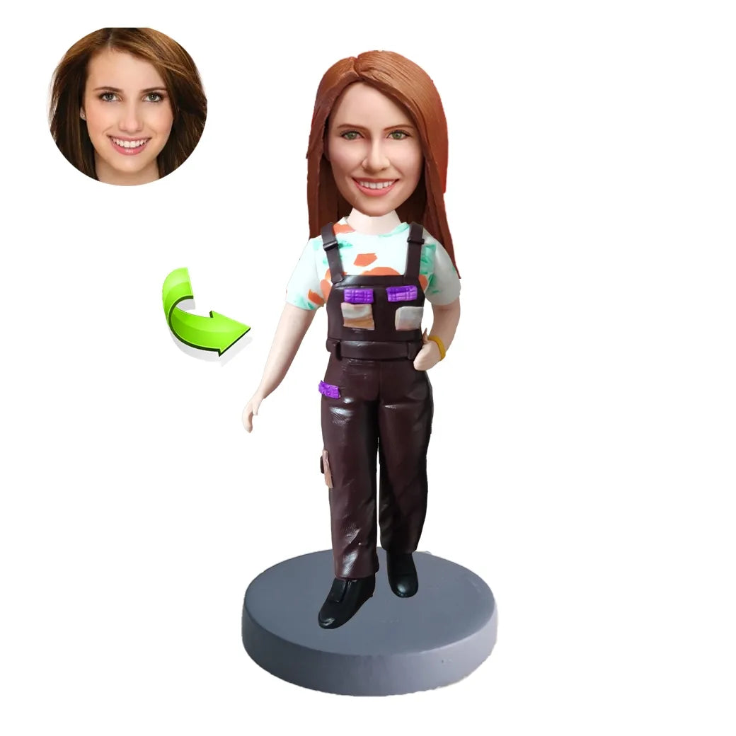 Custom bobblehead of leisure 36 representing their Leisure Activity, a unique personalized gift