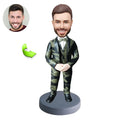 Custom bobblehead of leisure 37 representing their Leisure Activity, a unique personalized gift