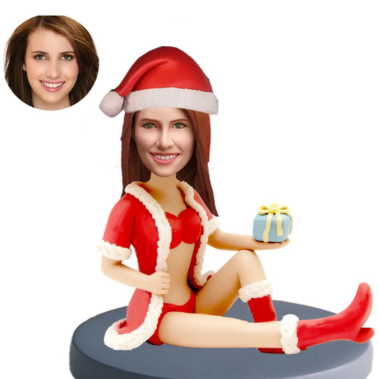 Photo Bobblehead Christmas Gift - Custom Personalized Bobblehead Doll Holiday Decoration