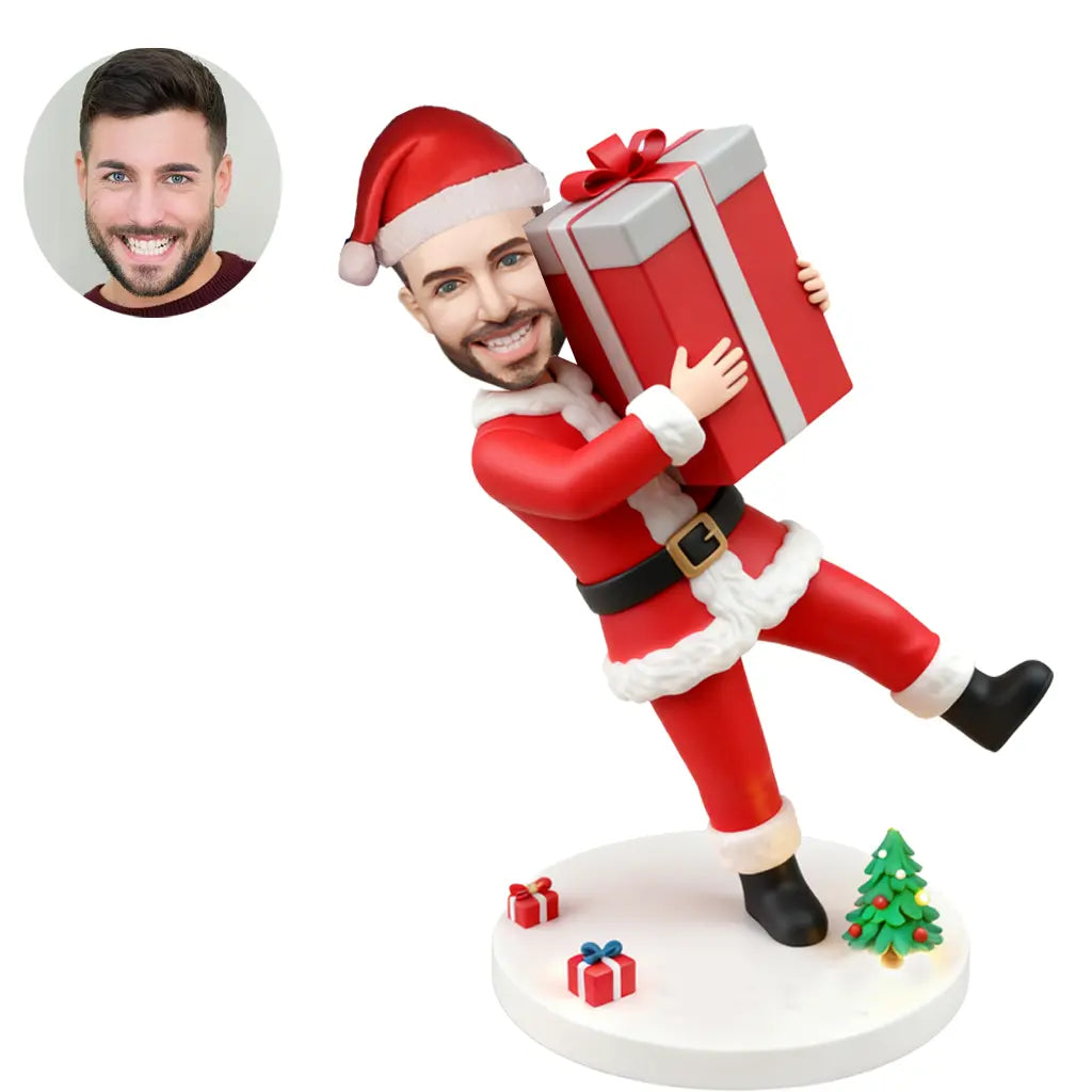 Custom Christmas Bobblehead - Holiday Figurine Gift