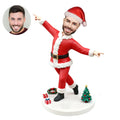Custom Bobblehead Christmas - Personalized Photo Bobblehead Doll Holiday Gift Handmade