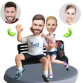 Couples custom bobblehead of couples 12, a charming keepsake for romantic occasions