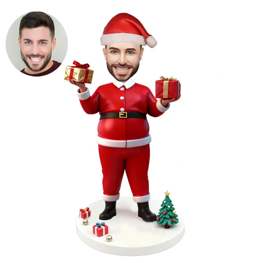 Personalized Bobblehead Christmas - Custom Photo Bobblehead Doll Holiday Gift Handmade