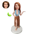 Birthday bobblehead gift box — custom single figurine