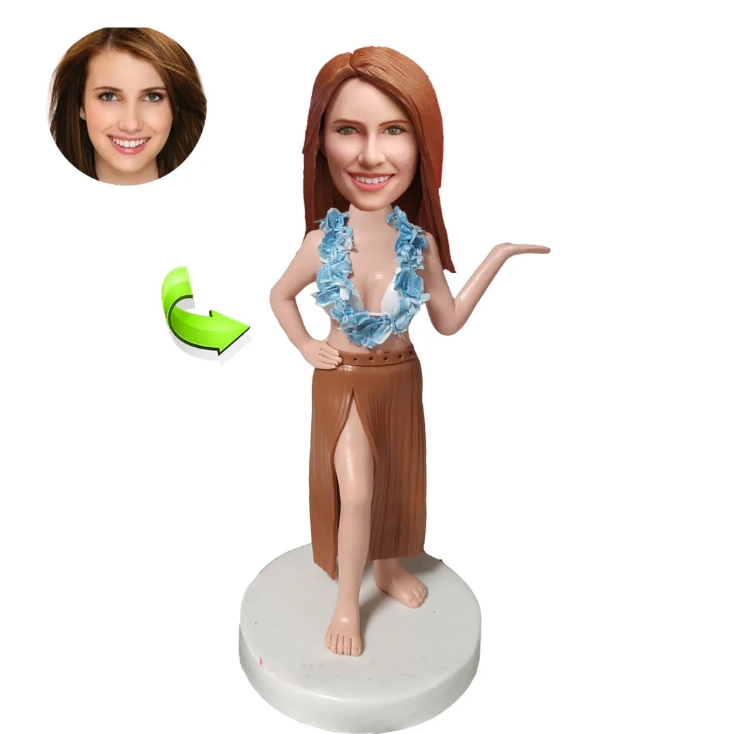 Birthday bobblehead gift box — custom single figurine